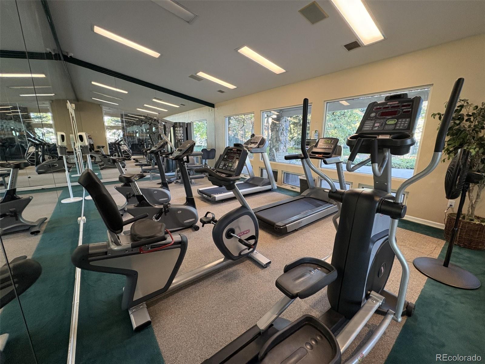 8415 Pebble Creek Way, Unit 203 Highlands Ranch, CO 80126 - Photo 35 of 36 a view of a room with gym equipment