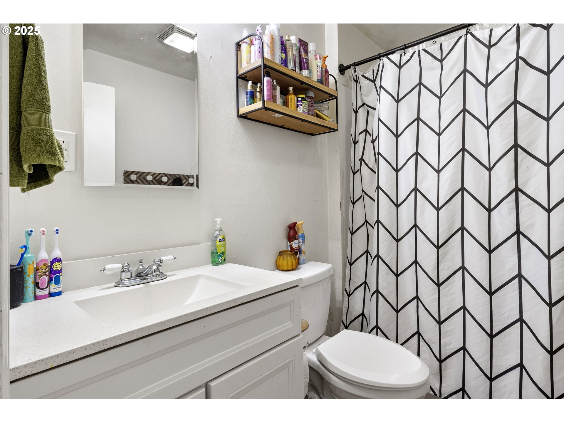 350 Park Street Winston, OR 97496 - Photo 9 of 25 a bathroom with a sink mirror vanity and toilet