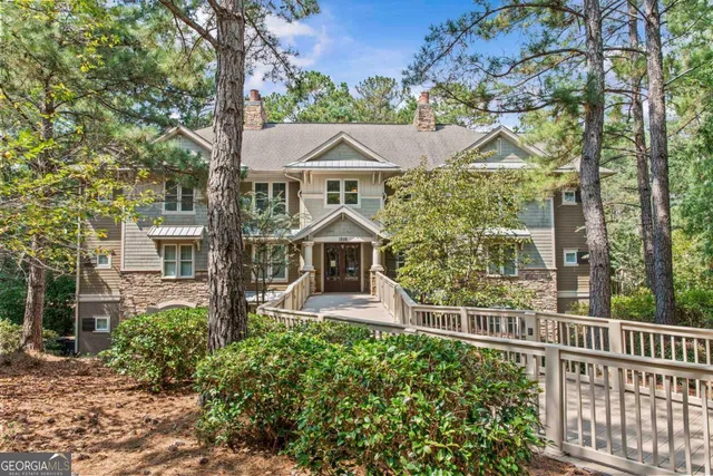 front view of a house with a small yard