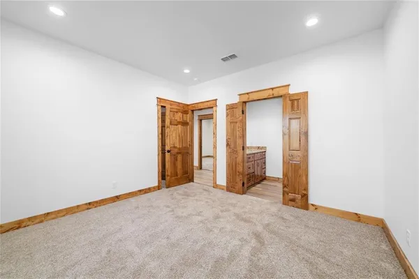 a view of an empty room