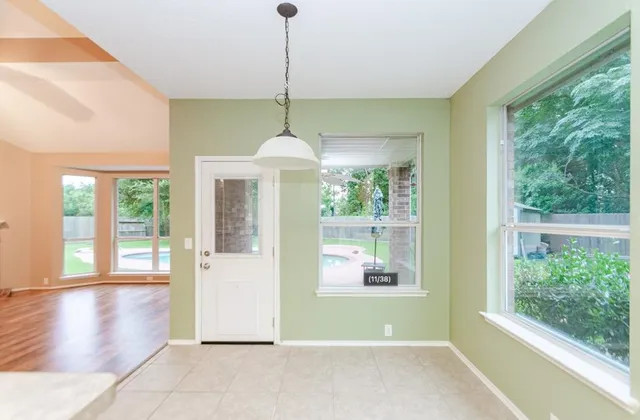 a view interior of the house and window