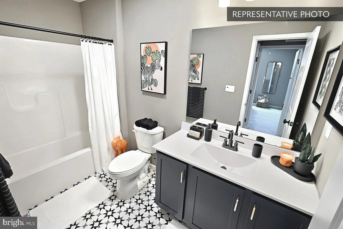 141 Redbud Road Bellefonte, PA 16823 - Photo 18 of 20 a bathroom with a sink a toilet and shower
