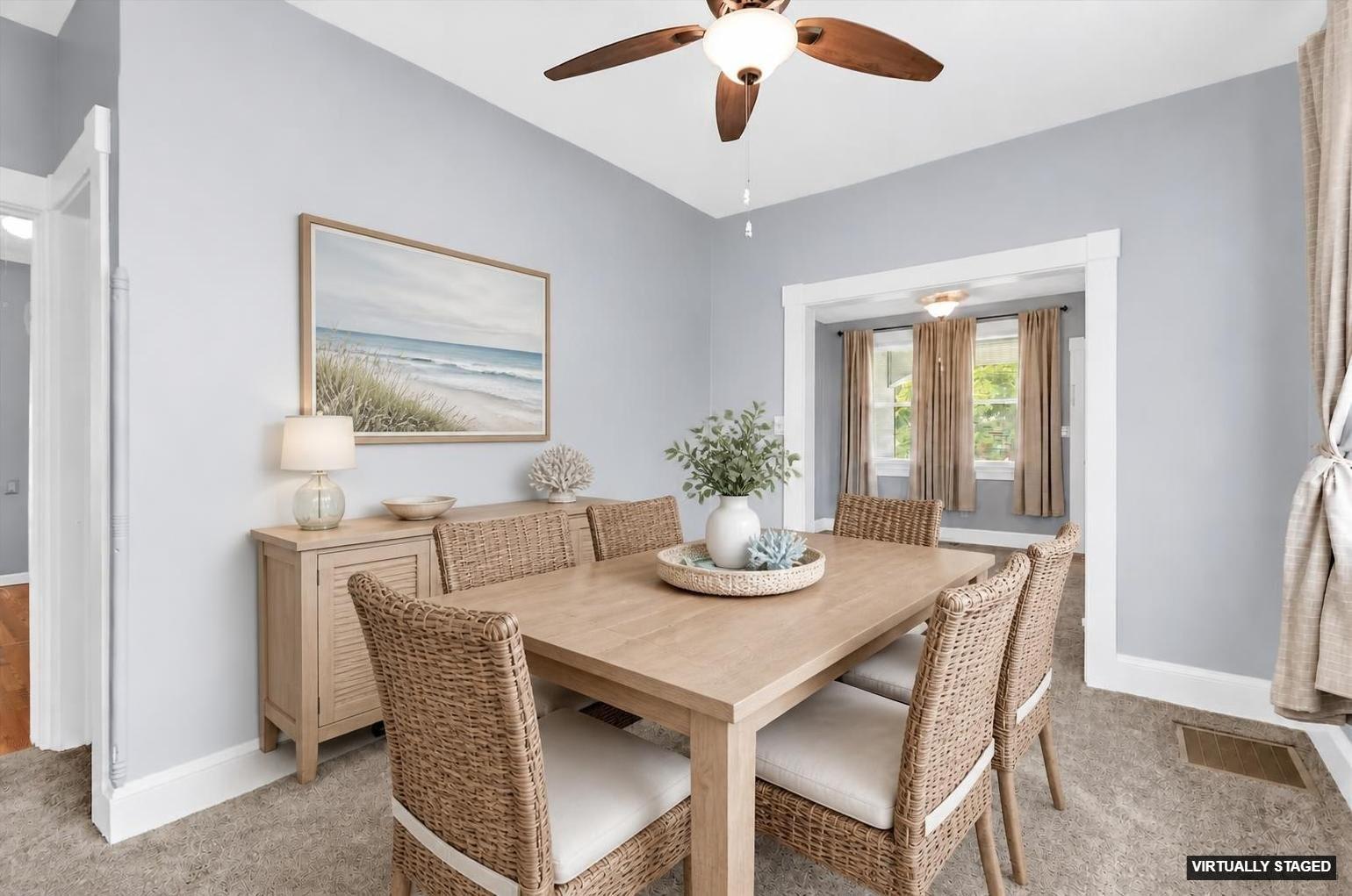 40 Hampton Road Linthicum Heights, MD 21090 - Photo 10 of 37 Virtually Staged...charm in a bright dining space.