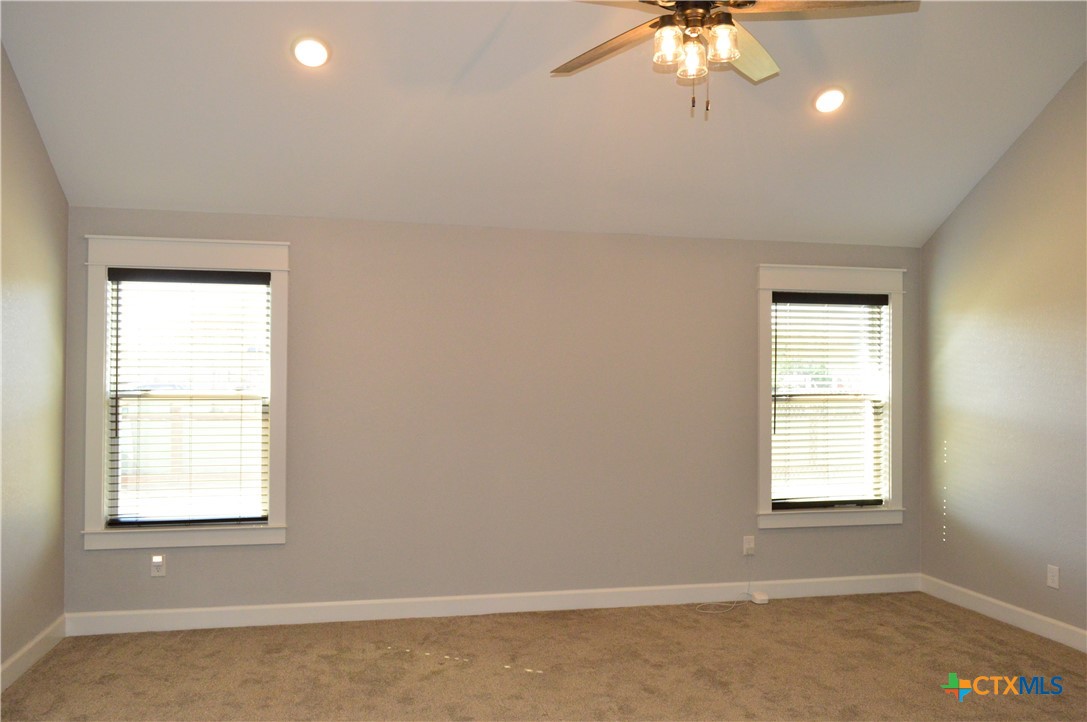 1026 County Road 3152 Kempner, TX 76539 - Photo 17 of 48 Master Bedroom with High Ceiling, Recessed Lighting, and Ceiling Fan