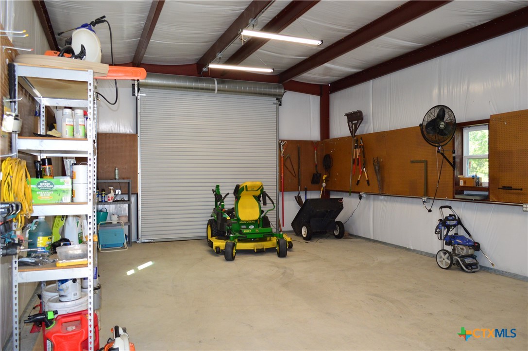 1026 County Road 3152 Kempner, TX 76539 - Photo 32 of 48 Interior of 20' X 30' Insulated Shop * Drive Through Garage Doors on Front and Back