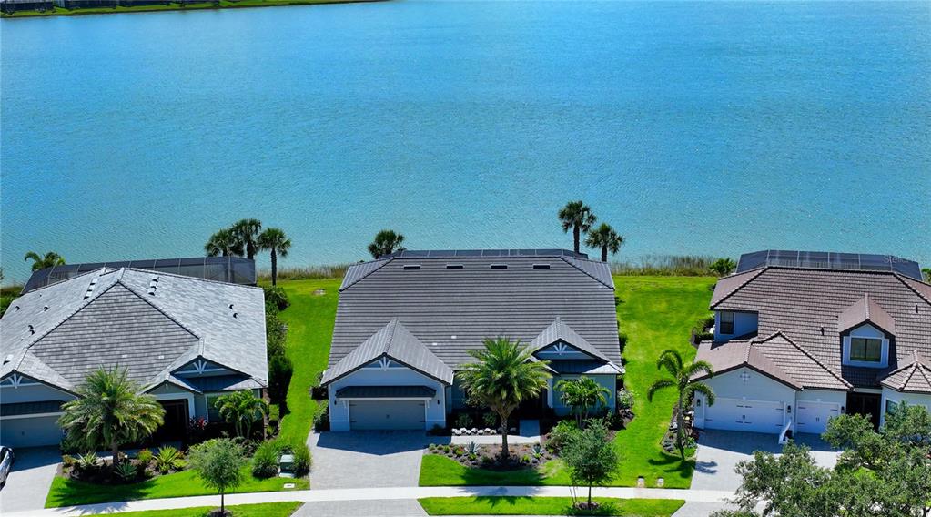Expansive waterfront home.