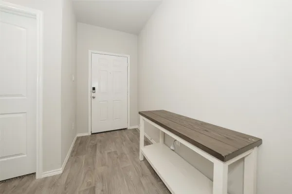 a view of wooden floor