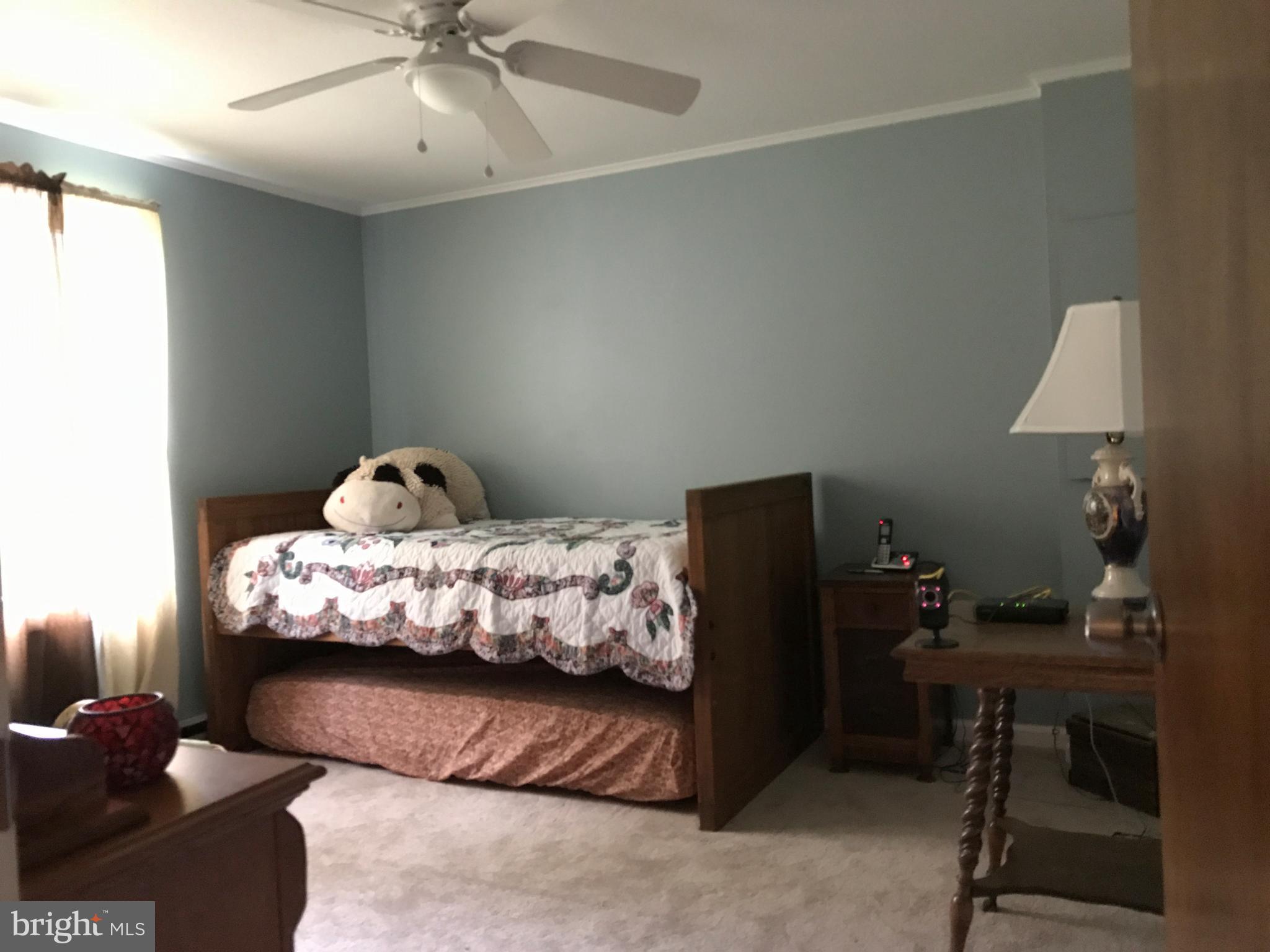 2846 Mauzy Road Berkeley Springs, WV 25411 - Photo 17 of 29 2nd Bedroom, ceiling fans in all bedrooms