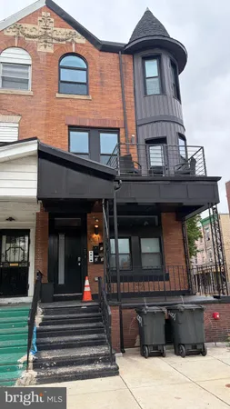 a front view of a house with entryway