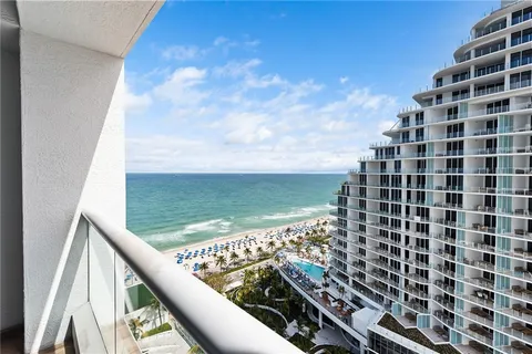a view of balcony with ocean view