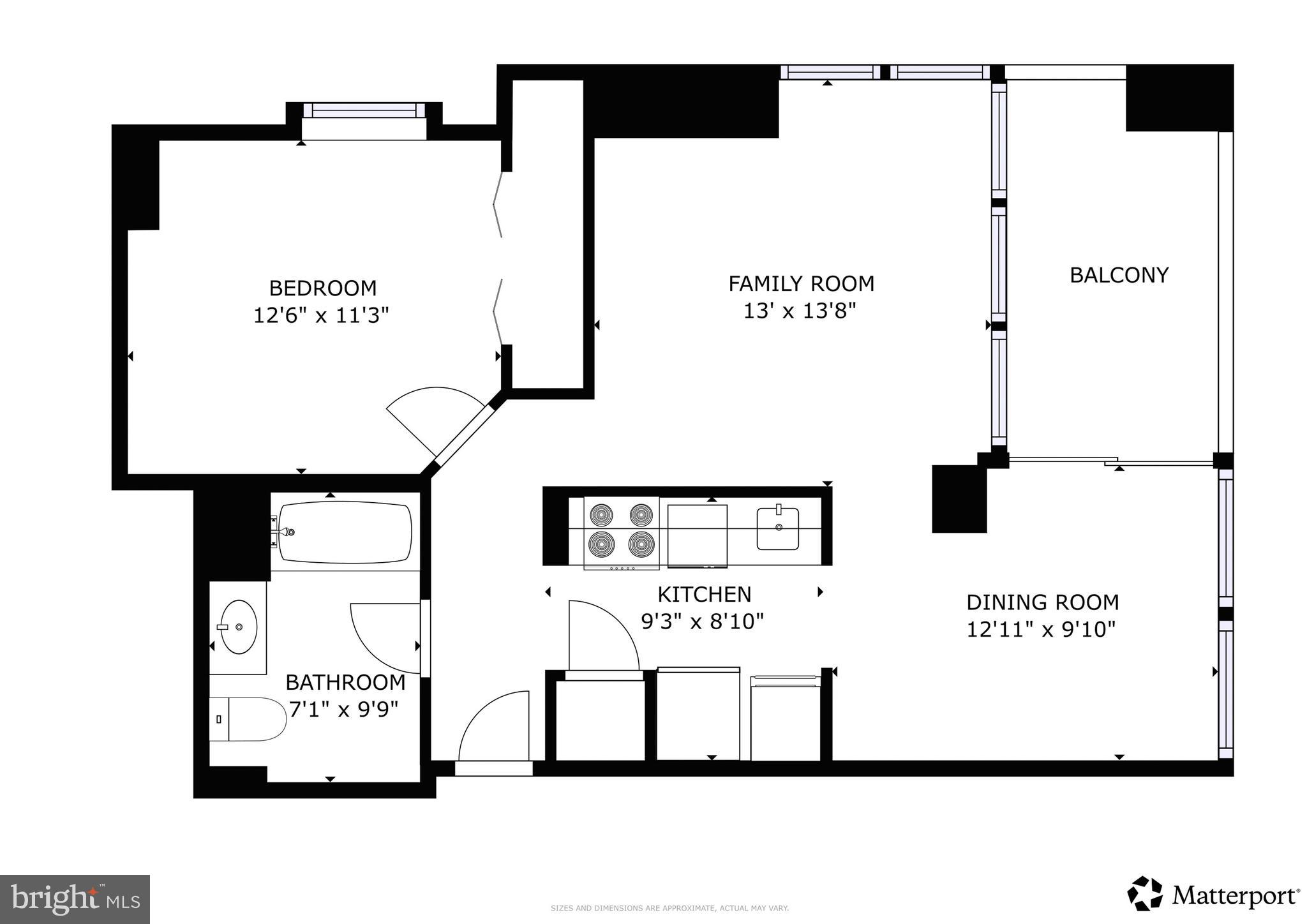 901 North Penn Street, Unit R2404 Philadelphia, PA 19123 - Photo 29 of 29 a picture of a floor plan
