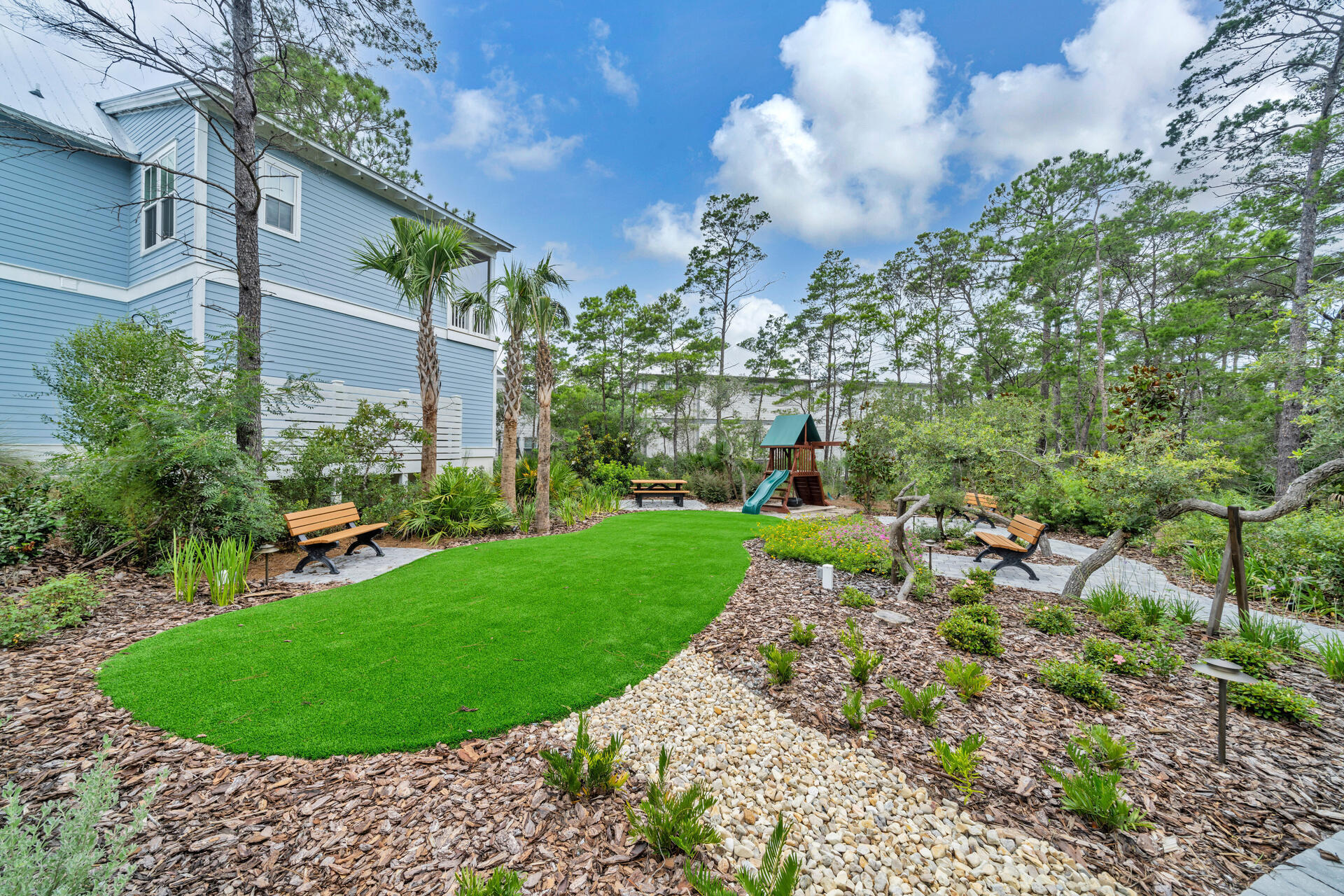 302 Cabana Trail Santa Rosa Beach, FL 32459 - Photo 57 of 70 New community park has turf and swings