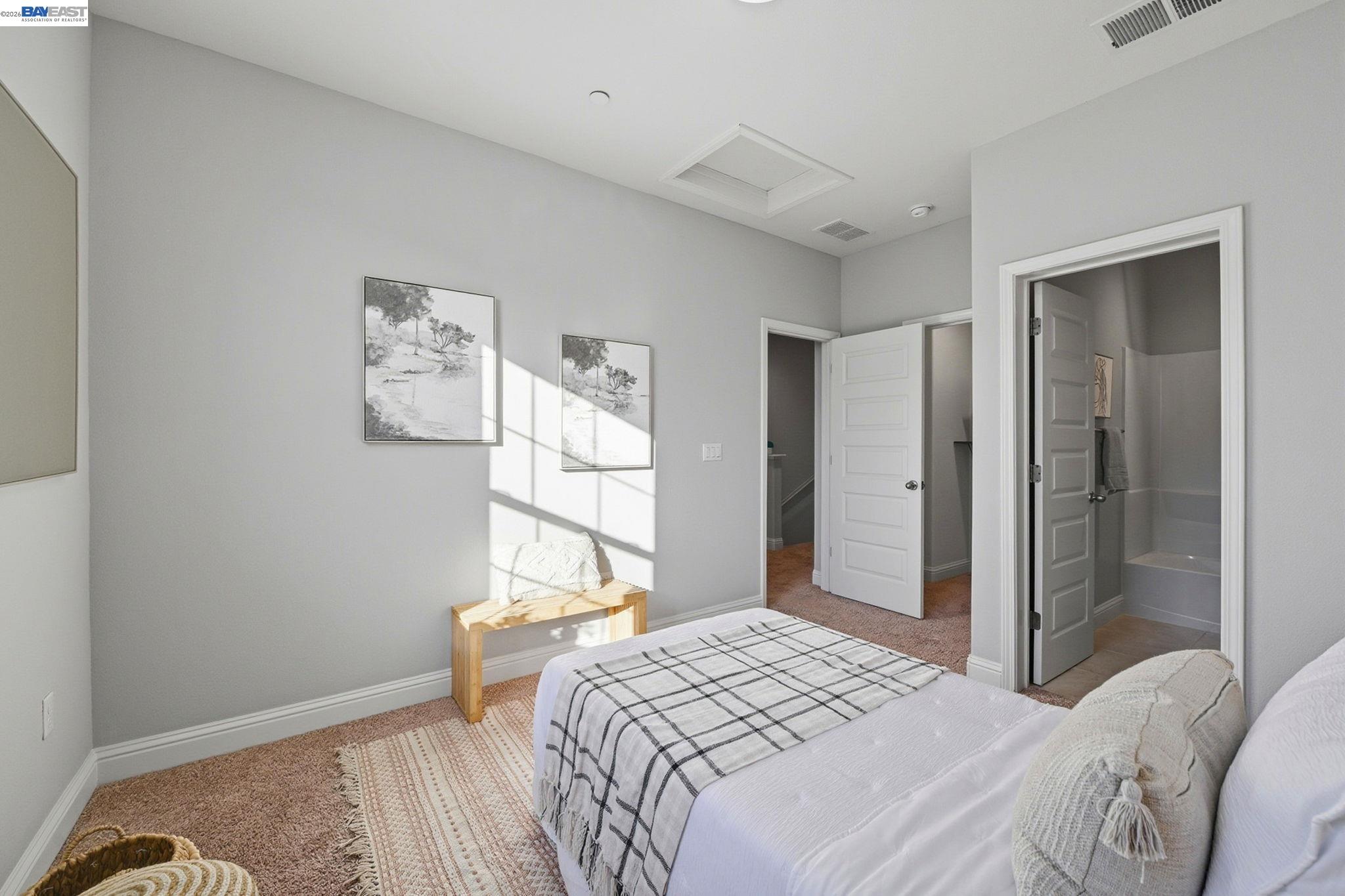 287 Wild Rose Way Milpitas, CA 95035 - Photo 21 of 45 a bedroom with a bed and a window