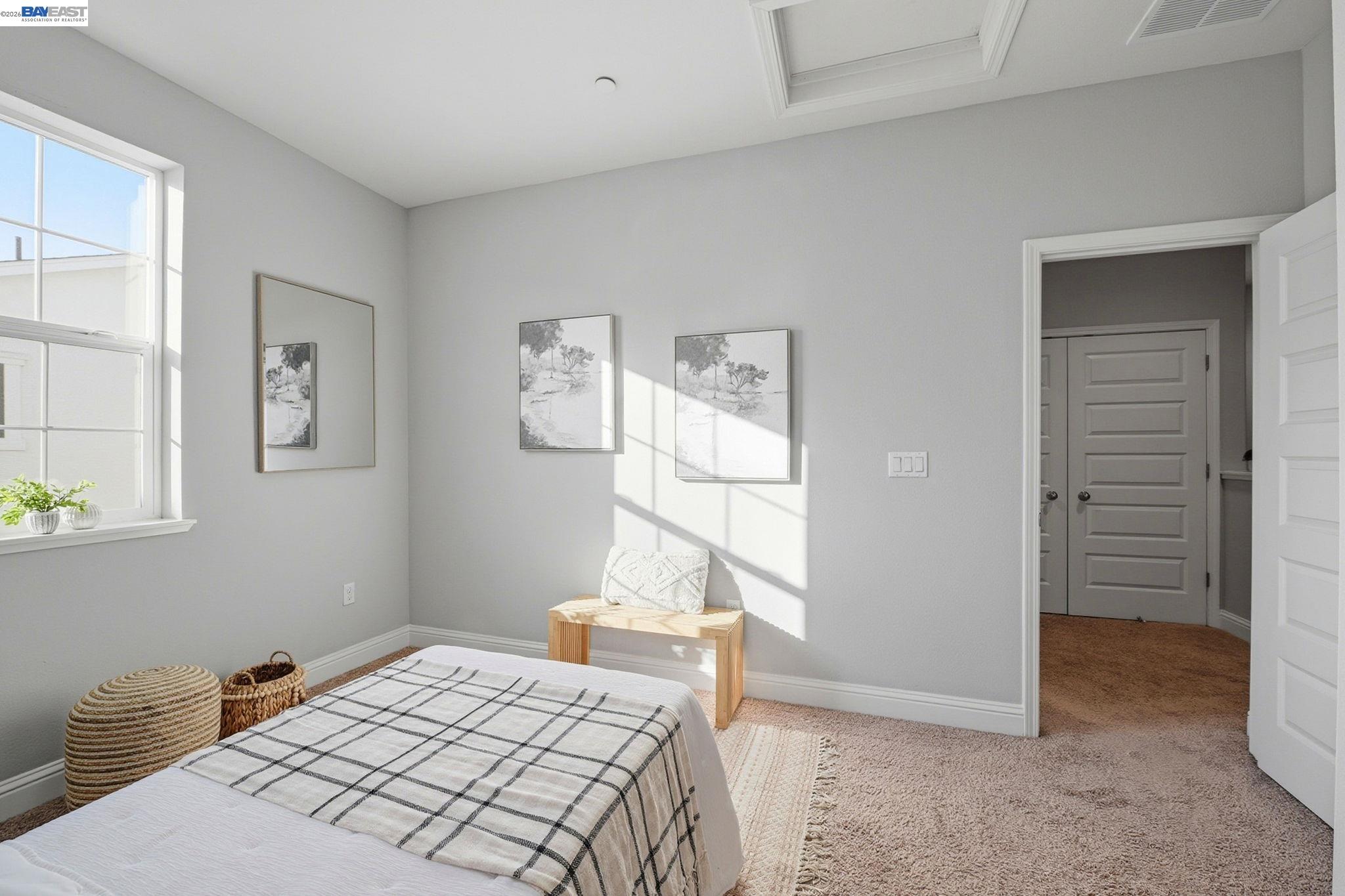 287 Wild Rose Way Milpitas, CA 95035 - Photo 22 of 45 a bedroom with a bed and a window