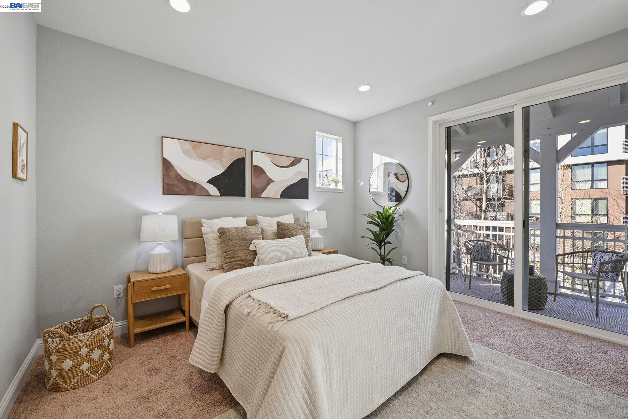 287 Wild Rose Way Milpitas, CA 95035 - Photo 23 of 45 a bedroom with a large bed and a window