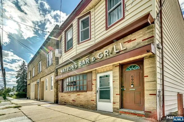 a view of a building entrance