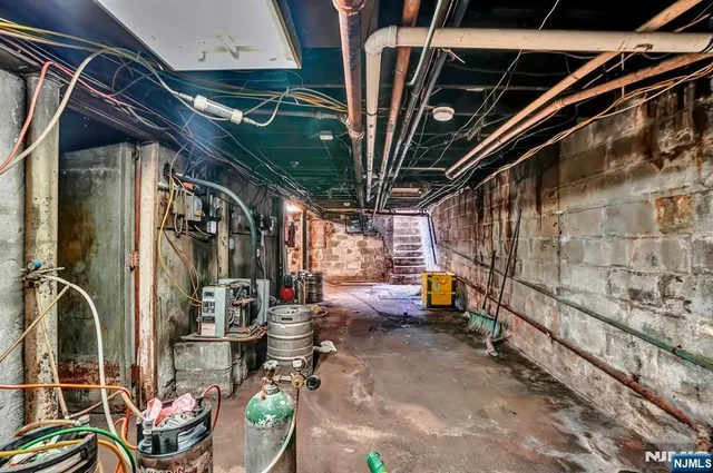 a view of storage and utility room