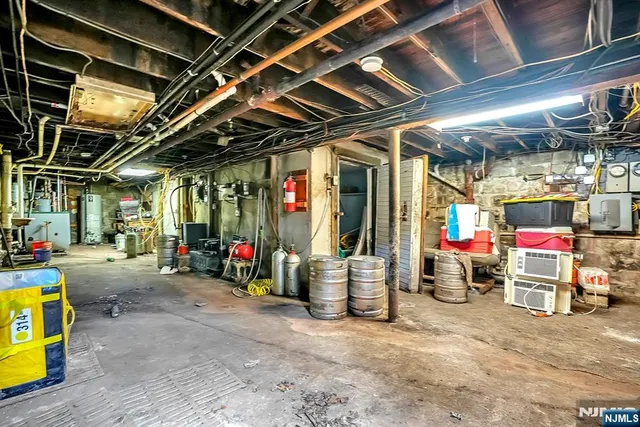 a view of storage and utility room