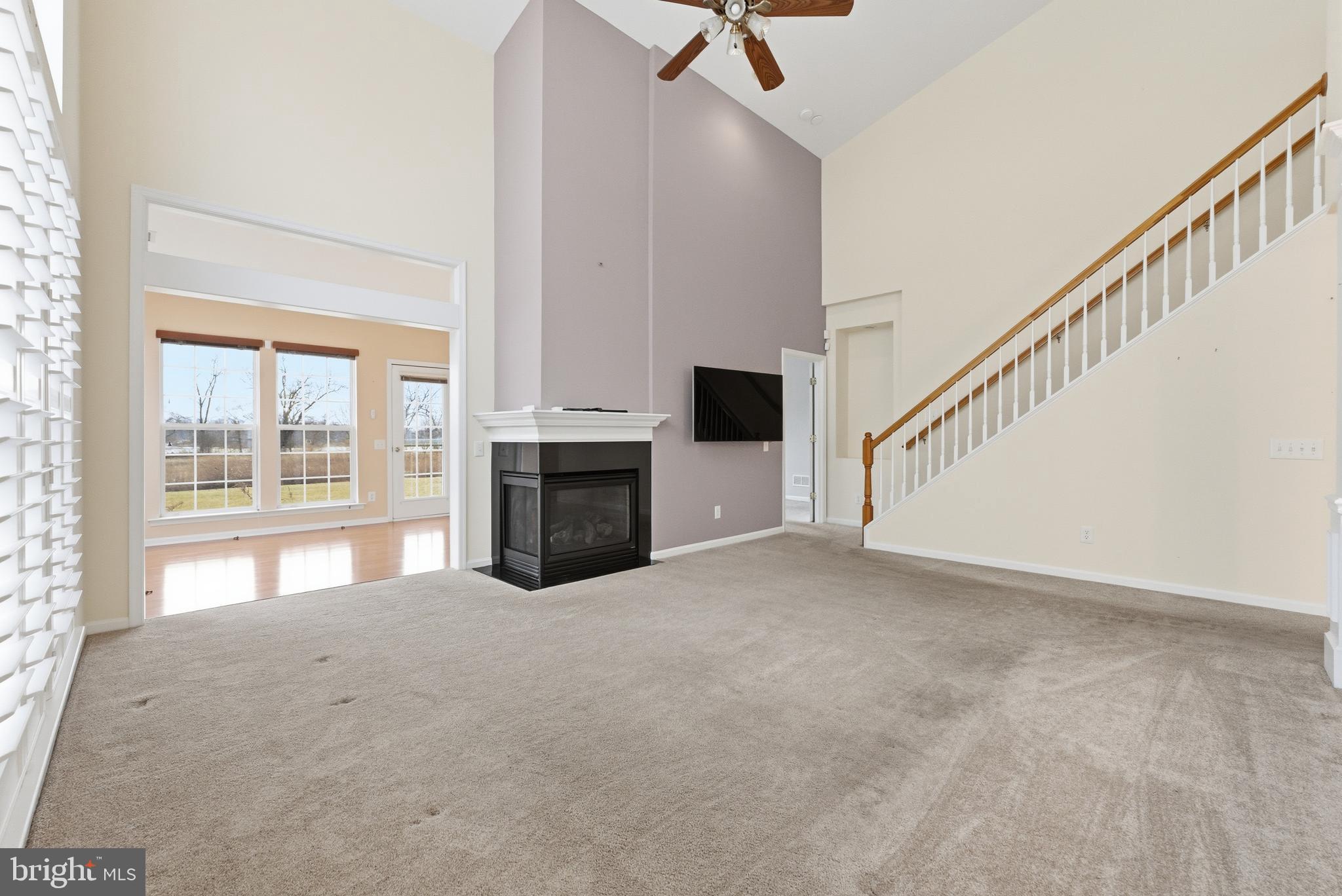 67 Pennington Court Delanco, NJ 08075 - Photo 14 of 35 a view of an empty room with a fireplace
