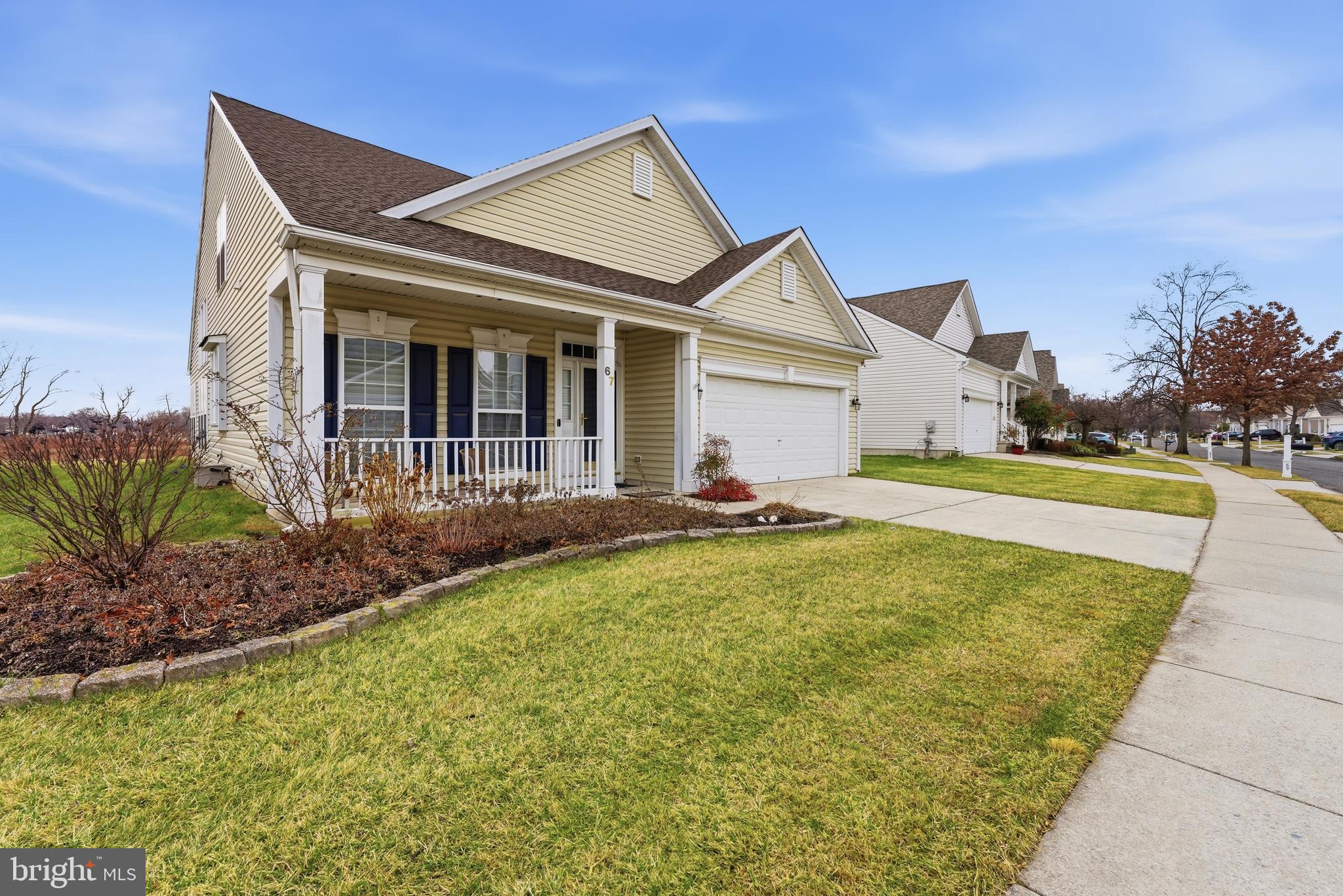 67 Pennington Court Delanco, NJ 08075 - Photo 2 of 35 a view of a house with backyard and sitting area