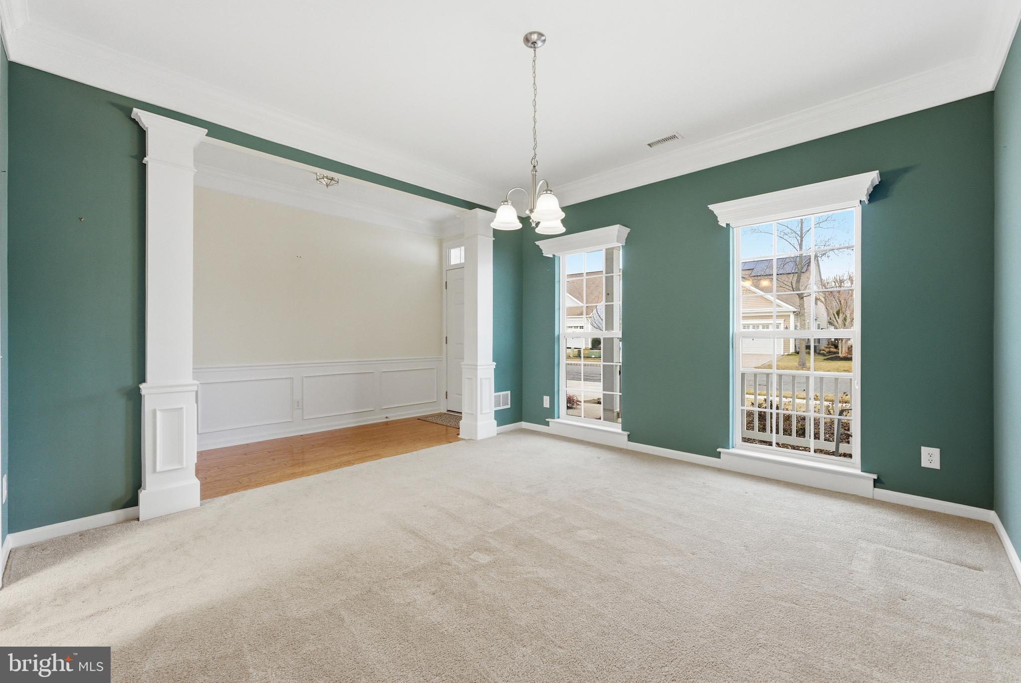 67 Pennington Court Delanco, NJ 08075 - Photo 3 of 35 a view of a room with a large window and chandelier