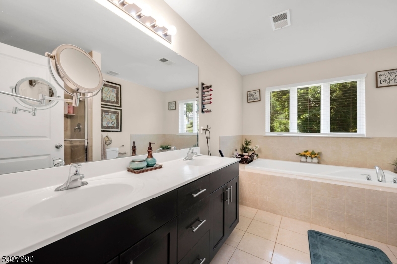 6 Jacob Way Phillipsburg, NJ 08865 - Photo 22 of 34 a bathroom with a double vanity sink mirror and double