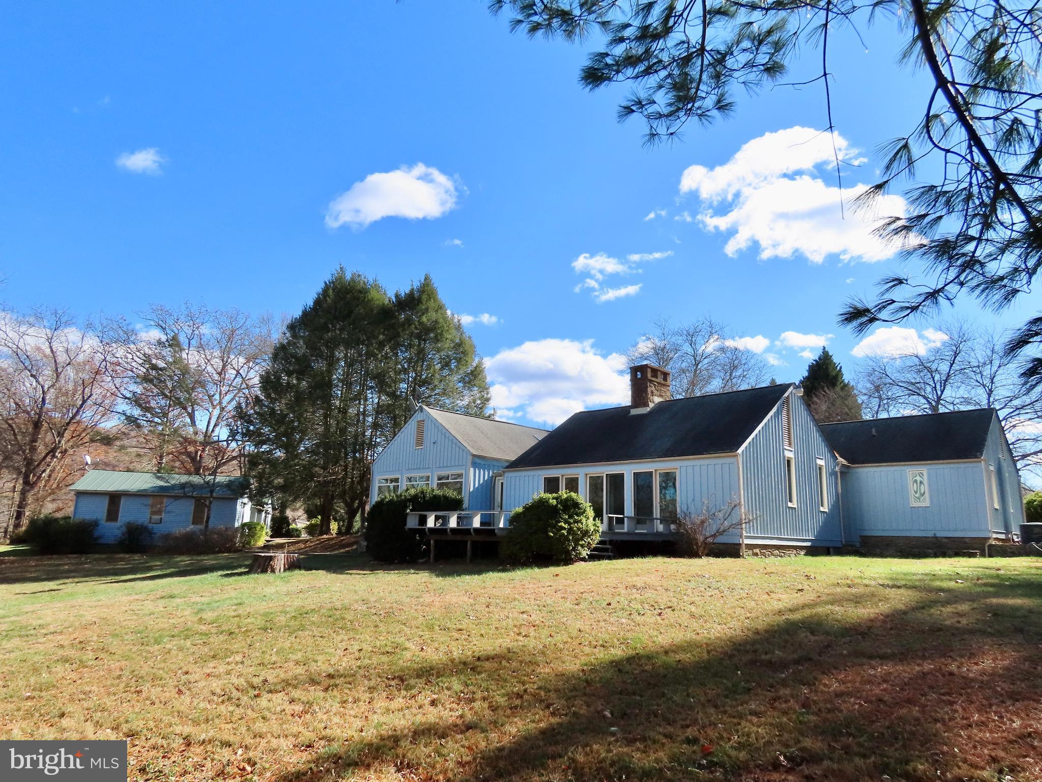 419 Rudasill Mill Road Woodville, VA 22749 - Photo 2 of 42 Back of Home (guest house to left)