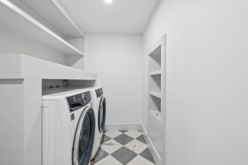 54 Springfield Street, Unit 1 Somerville, MA 02143 - Photo 31 of 38 a view of storage and utility room with washer and dryer