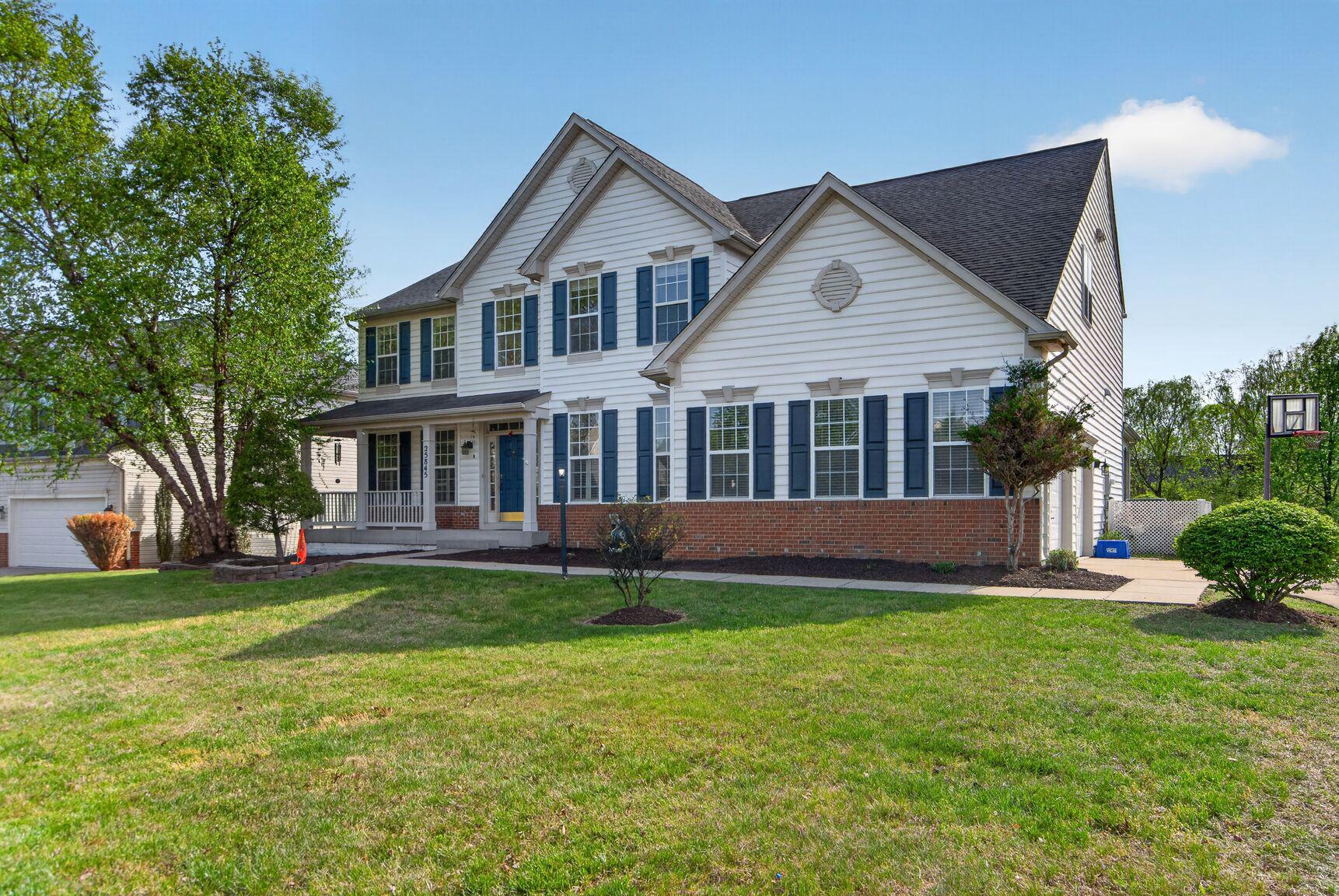 Stately home with oversized yard.