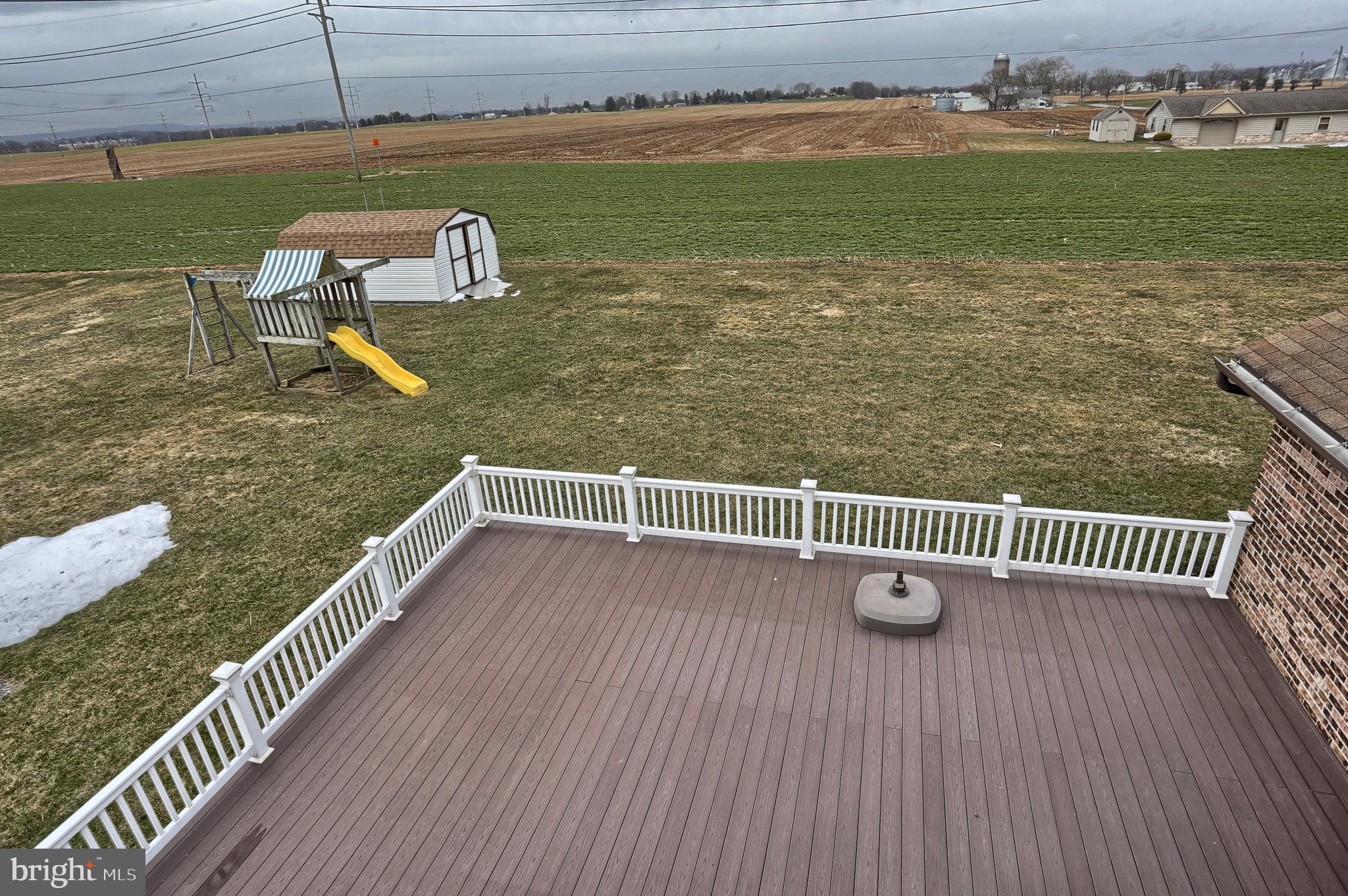 549 Mine Road Lebanon, PA 17042 - Photo 29 of 40 View of backyard from the balcony