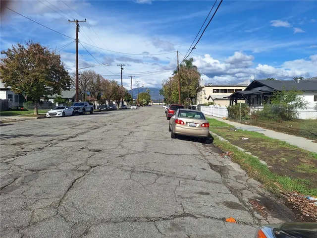 a car parked on the side of the road