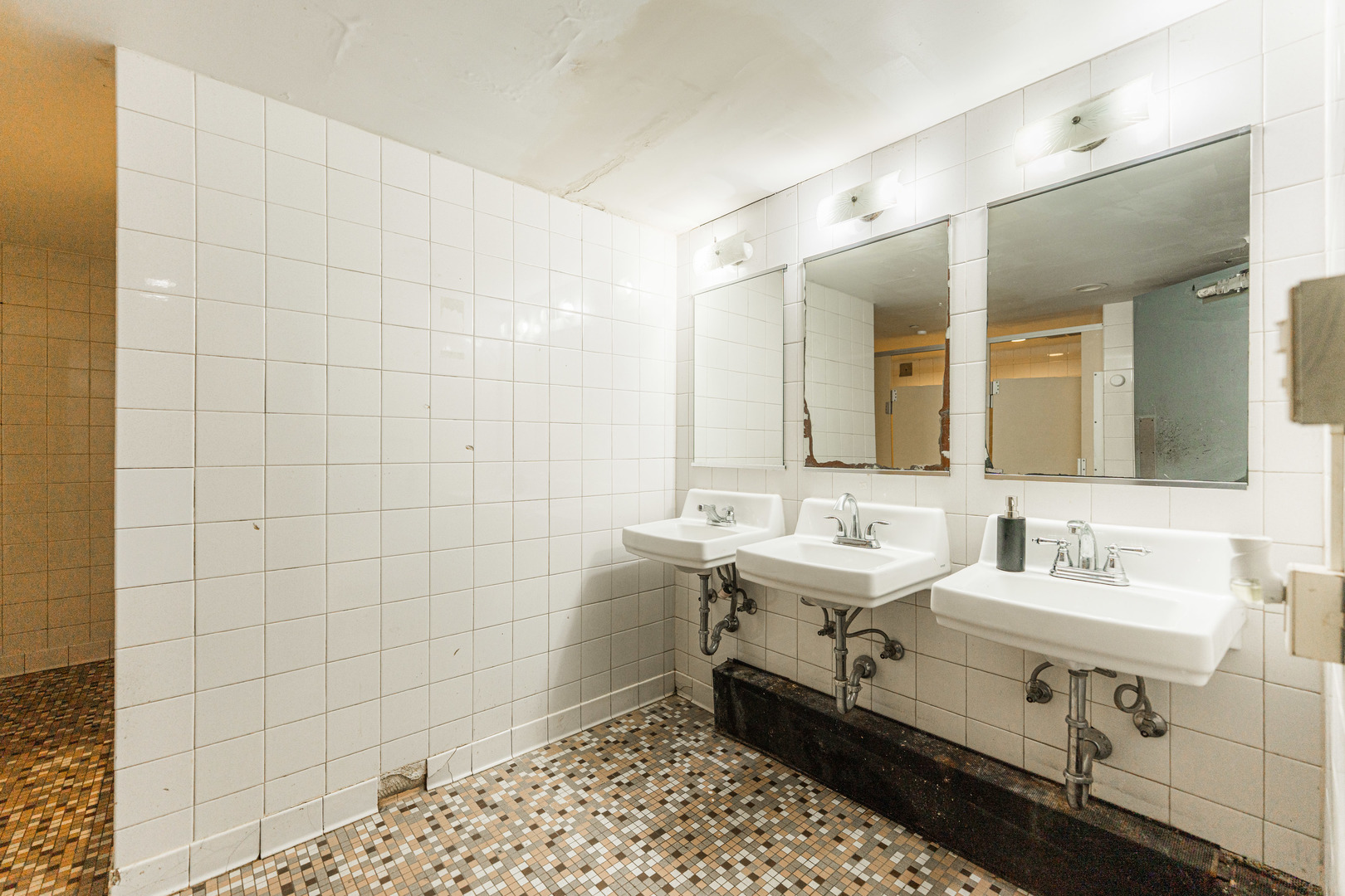 919 Greenbrier Road DeKalb, IL 60115 - Photo 18 of 23 a bathroom with a sink shower and a mirror