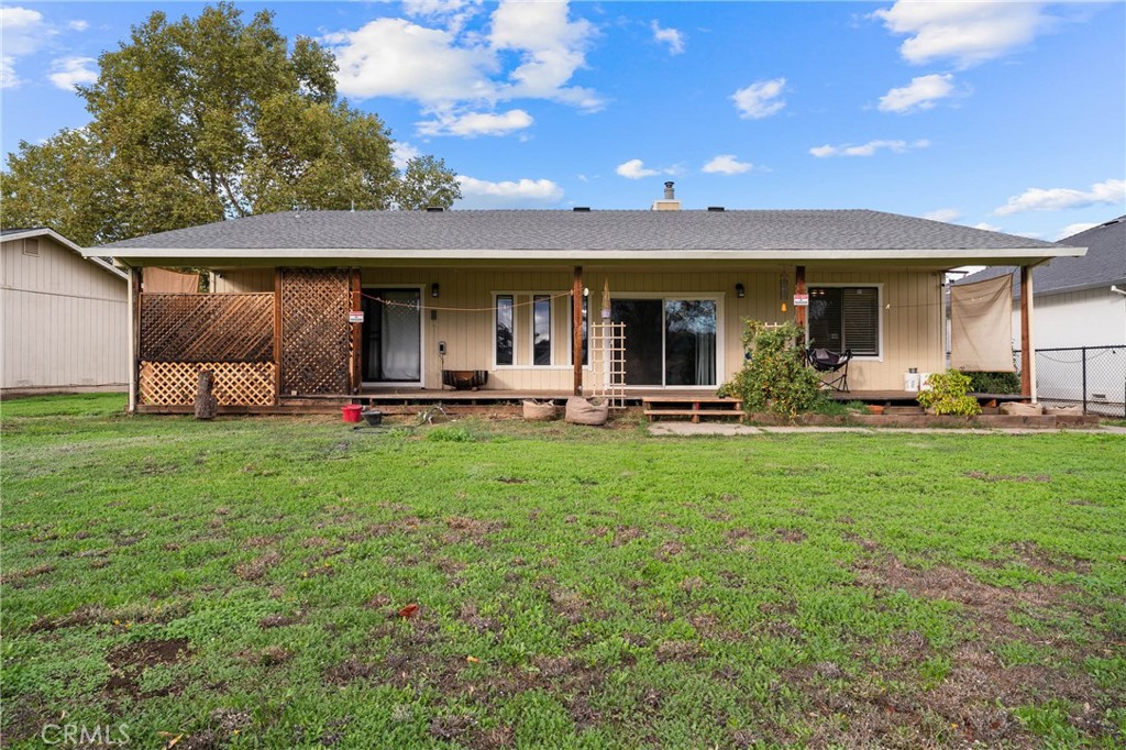 19425 Old Creek Road Hidden Valley Lake, CA 95467 - Photo 3 of 42 a view of a house with backyard and porch