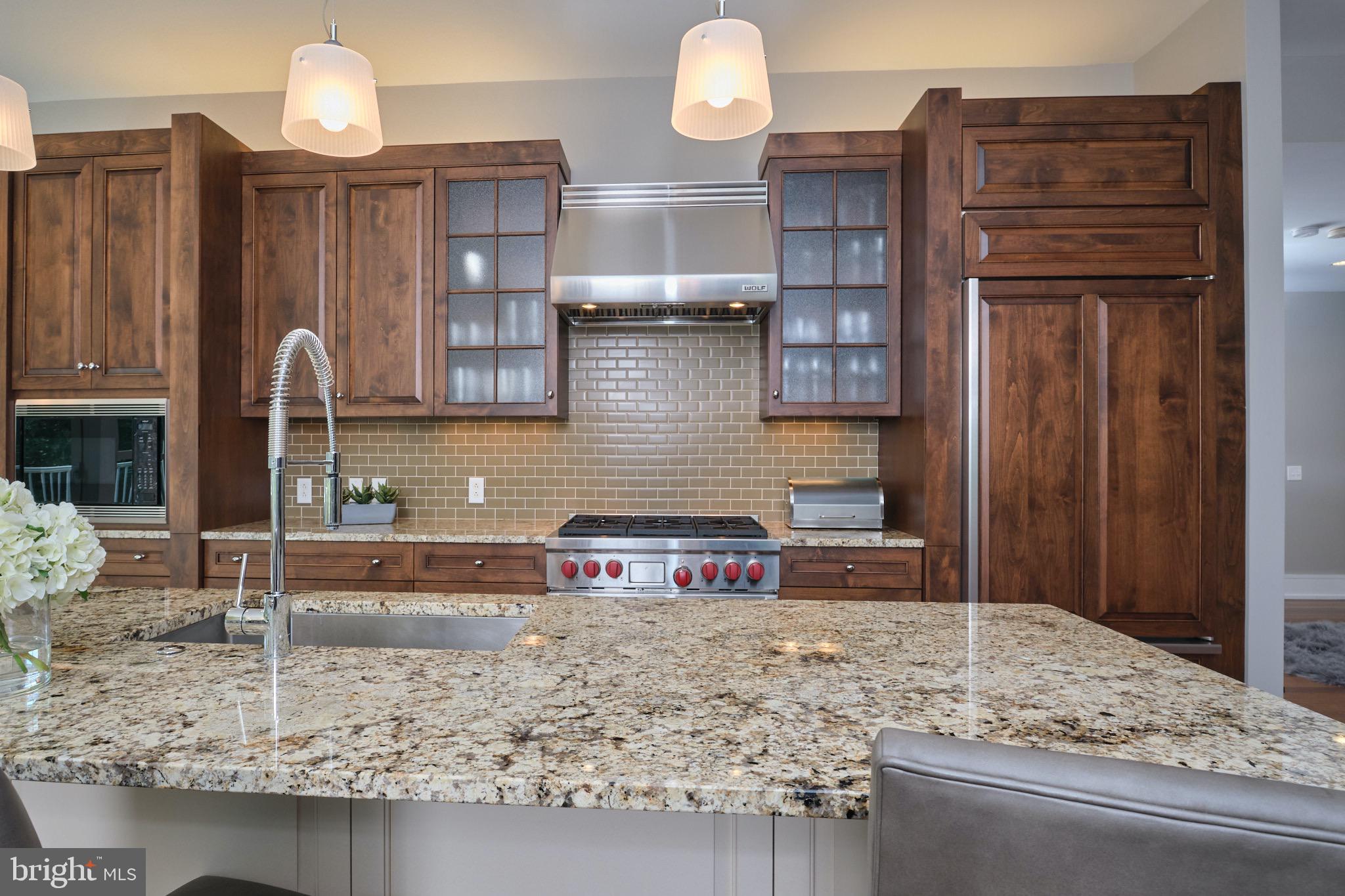 136 Iron Works Way Wayne, PA 19087 - Photo 24 of 41 Kitchen with Wolf & SubZero Appliances