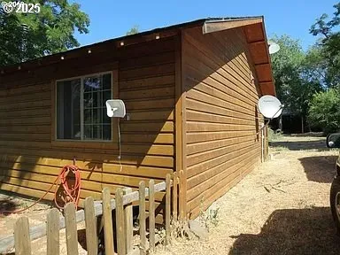 a view of a house with a patio