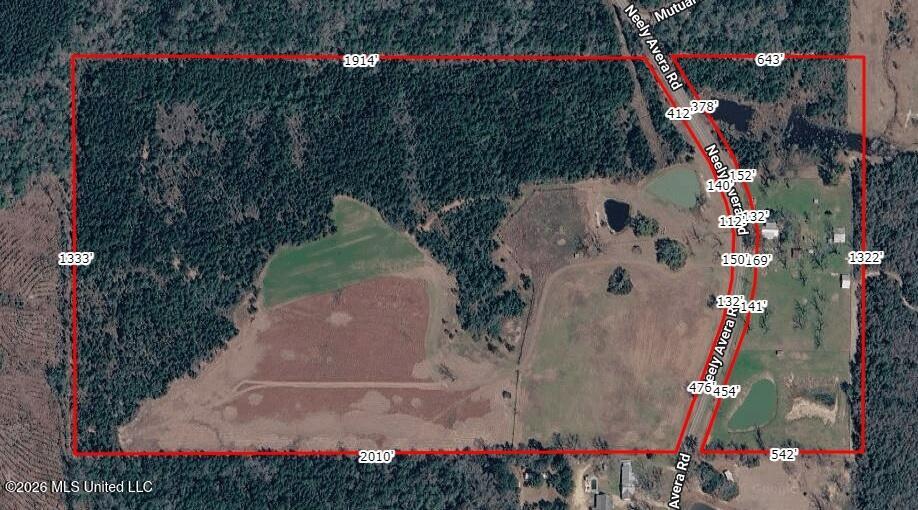 8488 Neely Avera Road Leakesville, MS 39451 - Photo 59 of 59 8488 Neely Avera Aerial with 78.4 acres