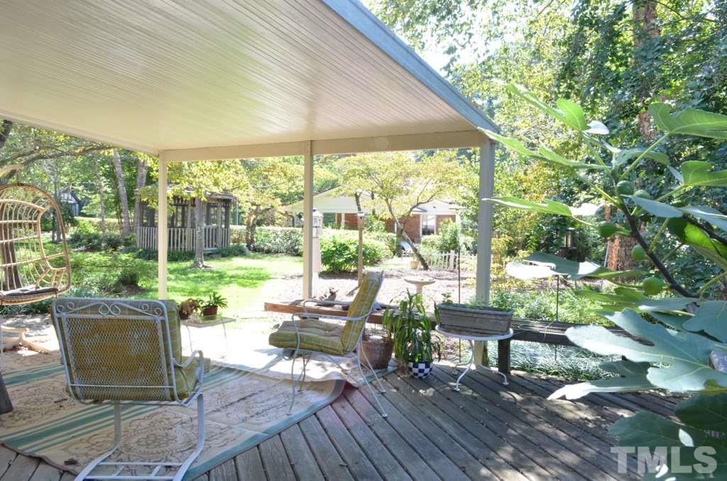 4908 Greenbrier Road Raleigh, NC 27603 - Photo 22 of 24 a outdoor view with a sitting space