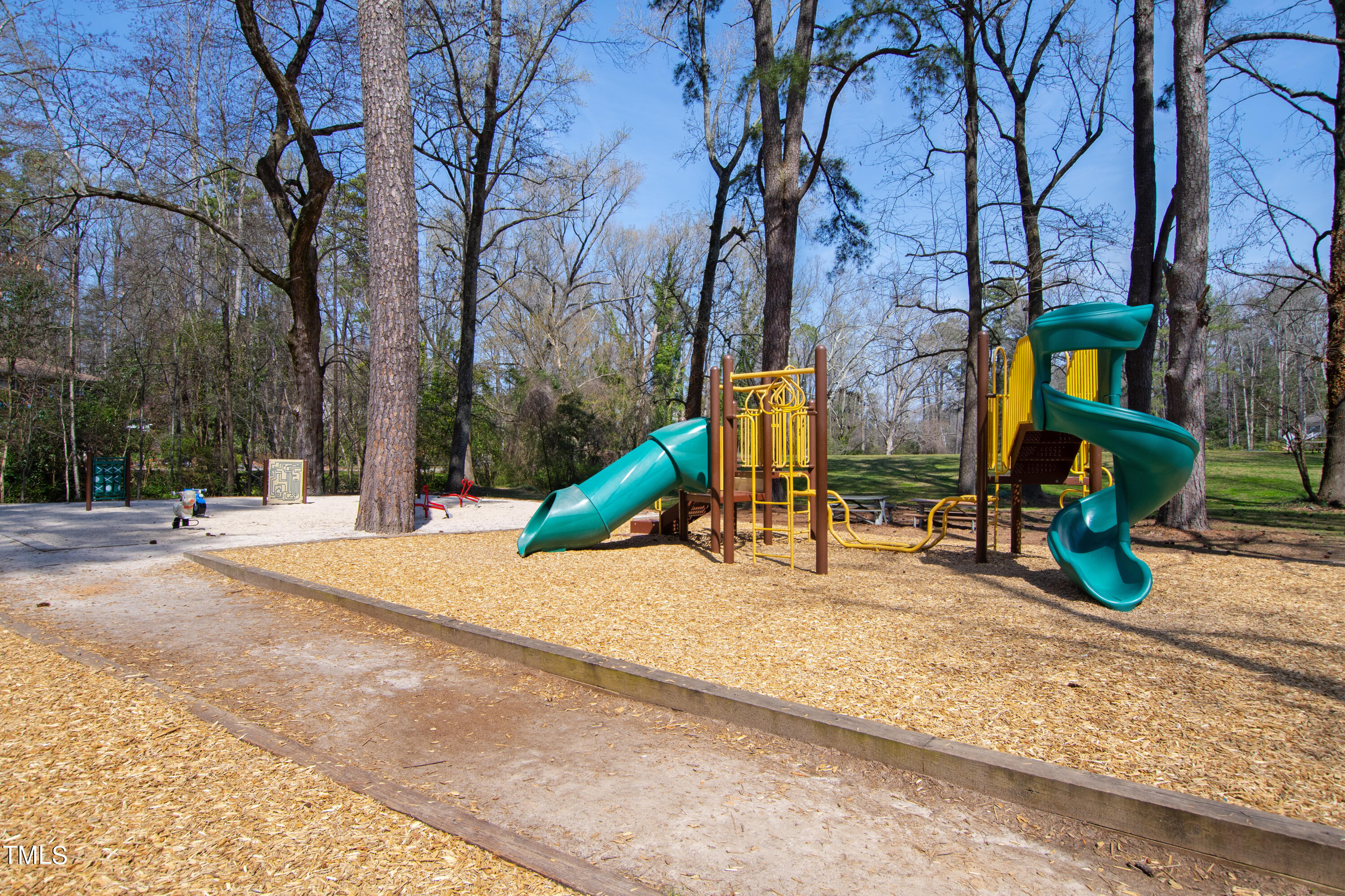 1725 Brooks Avenue Raleigh, NC 27607 - Photo 41 of 42 a view of a park with swings and slides