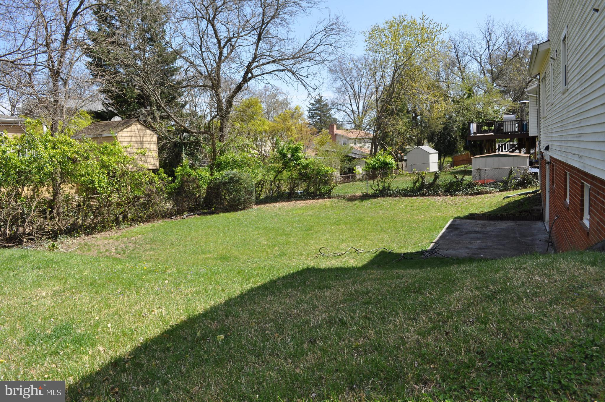 11809 Milbern Drive Potomac, MD 20854 - Photo 34 of 36 a view of a backyard with large trees