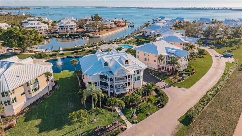 11000 Placida Road, Unit 1501 Placida, FL 33946 - Photo 41 of 46 an aerial view of a house with a garden