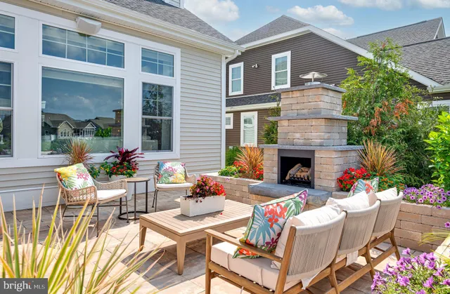 a view of a house with patio