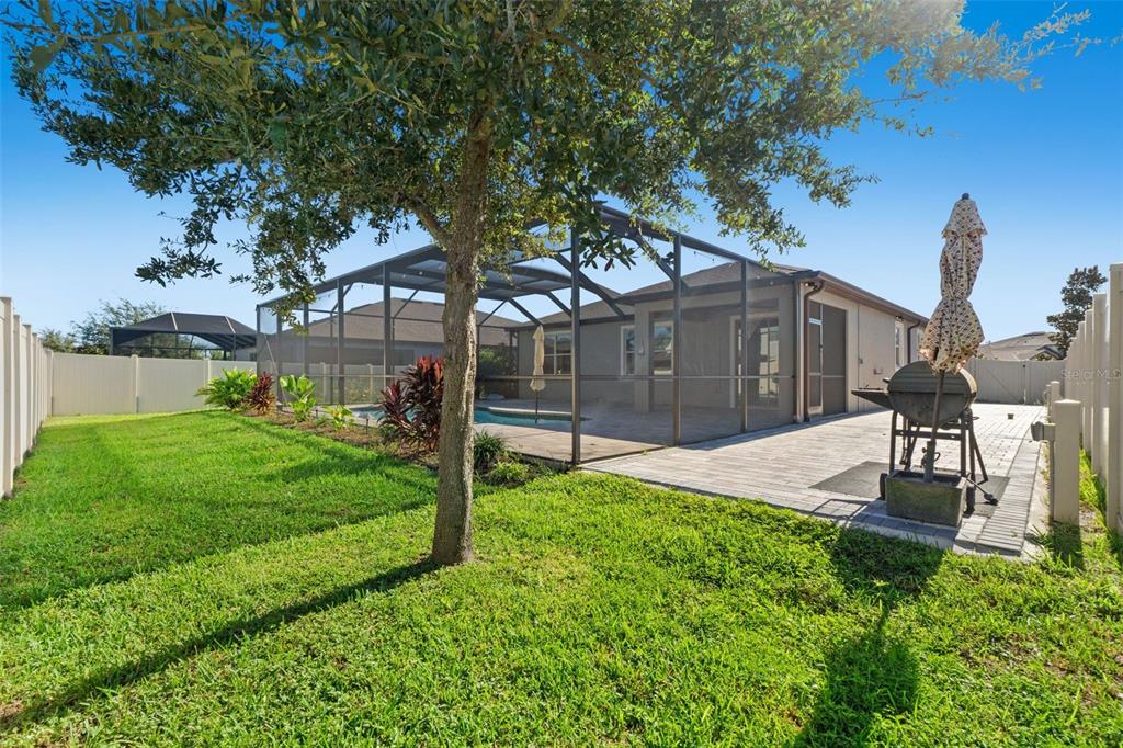 12653 Palapa Loop Spring Hill, FL 34610 - Photo 44 of 50 a view of a back yard of the house with a patio