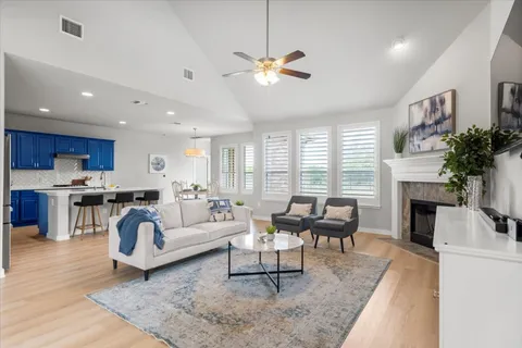 a view of a lake with a ocean view