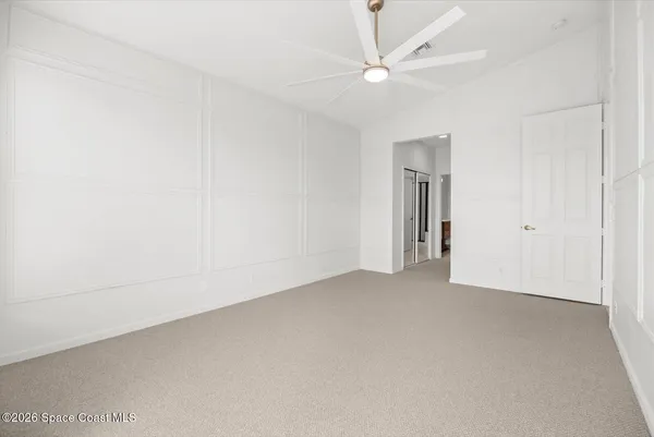 a view of a room with an empty room