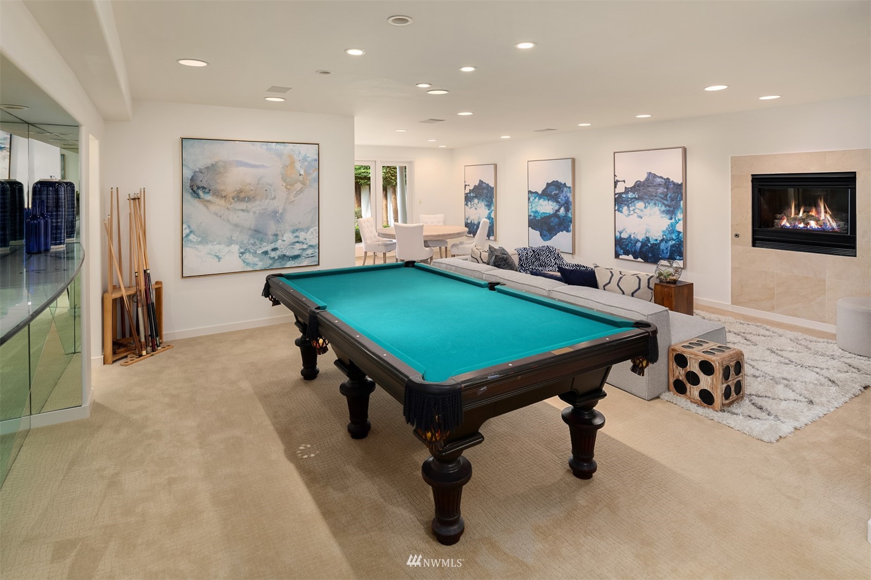 3768 West Commodore Way Seattle, WA 98199 - Photo 25 of 37 a room with furniture pool table and windows