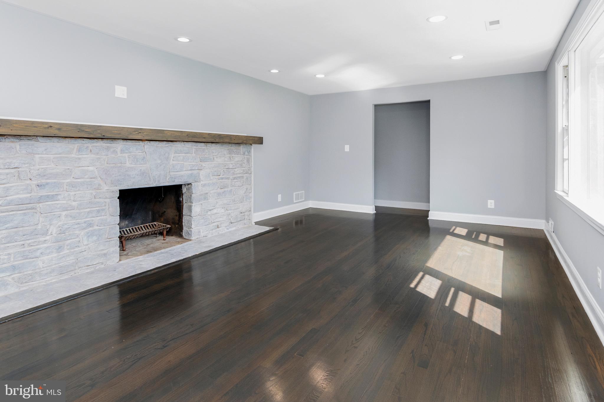 4602 Cedar Garden Road Baltimore, MD 21229 - Photo 4 of 38 Beautiful stone fireplace