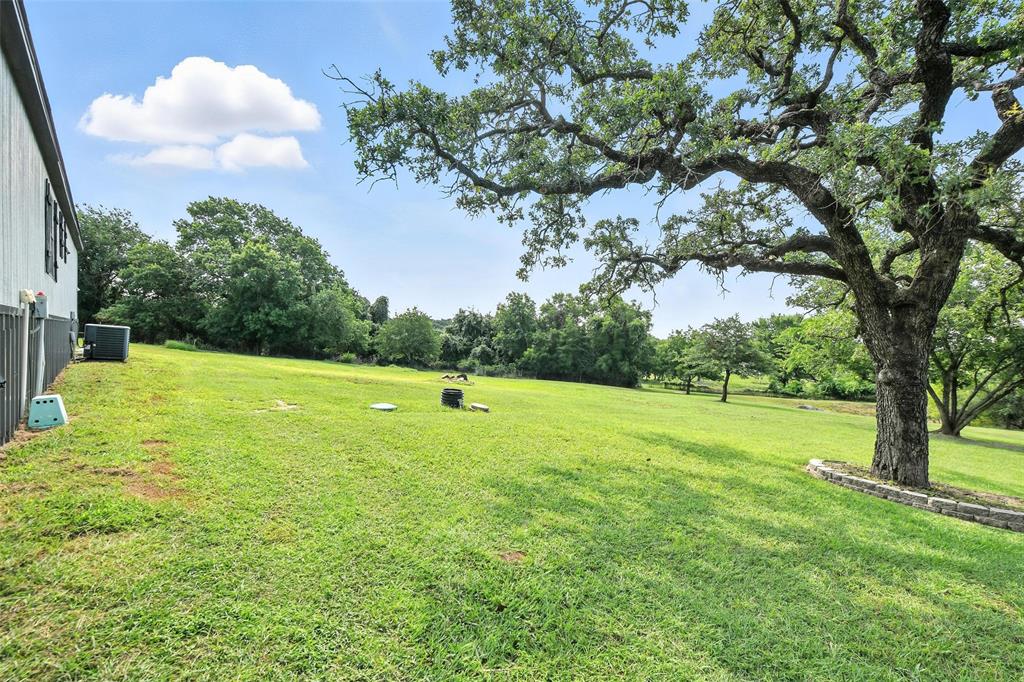 1933 Carter Road Springtown, TX 76082 - Photo 34 of 38 View of grassy yard with view of wooded area