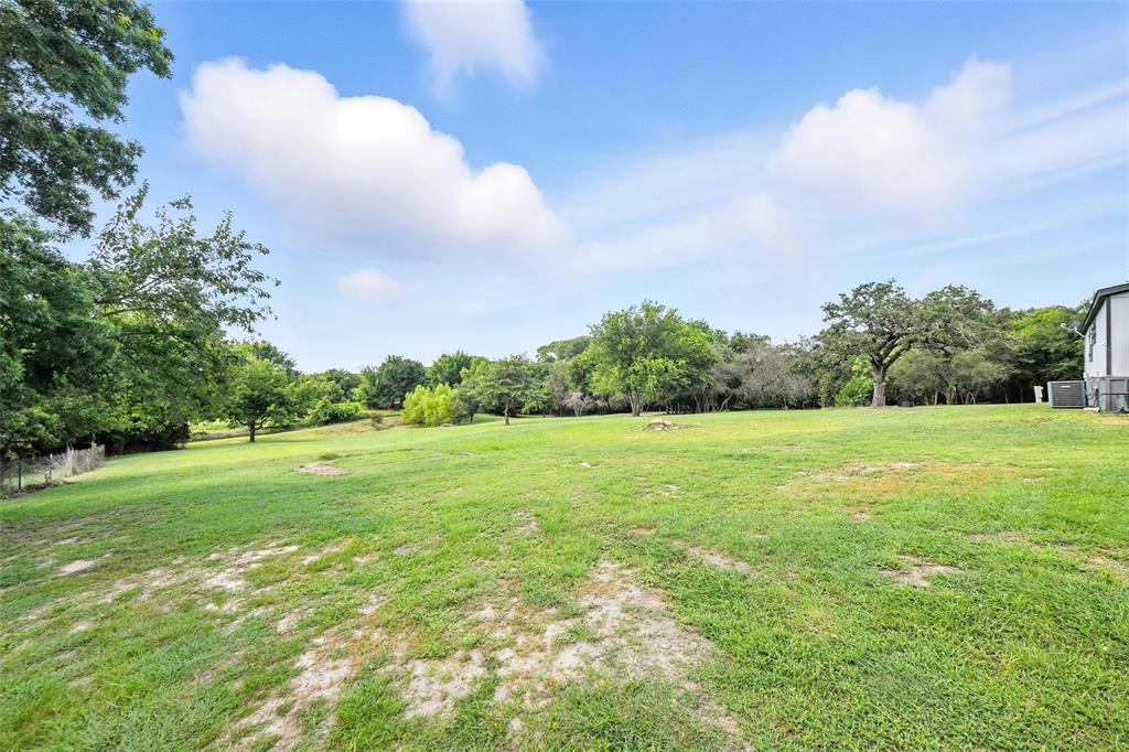 1933 Carter Road Springtown, TX 76082 - Photo 35 of 38 View of grassy yard featuring view of wooded area