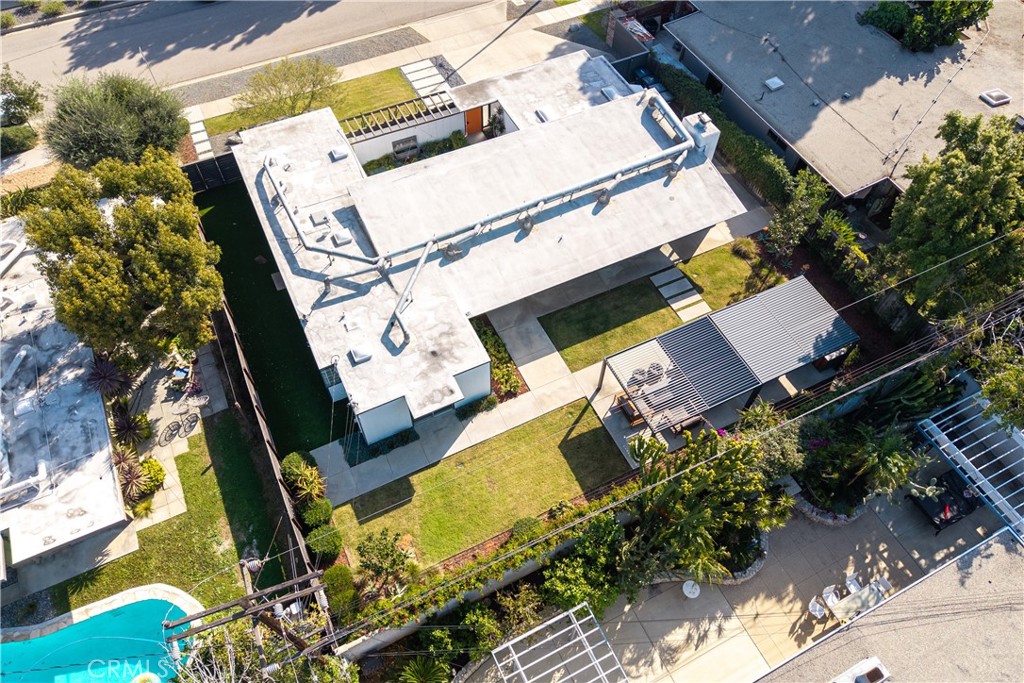 1830 North Ridgewood Street Orange, CA 92865 - Photo 5 of 29 an aerial view of a house with a garden and trees