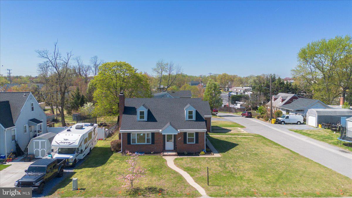 8466 Greenway Road Pasadena, MD 21122 - Photo 39 of 56 an aerial view of a house with a big yard